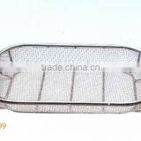 QC109 Stainless Steel Grill Basket BBQ Tool Kitcen Food Basket