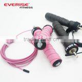 High Speed Ball Bearing Jump Rope With Anti Slip Handles Wrapped With Tennis Tapes thumbnail-4