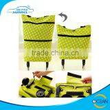 Convenient Easy to Take Foldable Shopping Trolley Bag With Wheels Good for Promotion Sale thumbnail-1