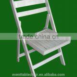 Natural Wood Folding Chair Parts With PVC Pad for Banquet Rental thumbnail-3