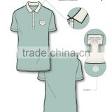Italy Design services for men's simple fashion pocket Polo Shirt ODM
