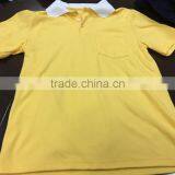 100%cotton Man Tops White Plain Short Sleeve Polo T-shirt,Classic Polo Shirt thumbnail-3