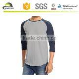 Men's Plain Baseball Athletic t Shirt,wholesale Cheap Plain t Shirt thumbnail-5