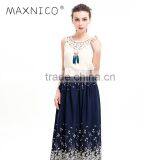 Maxnegio New Fashion Beach Women Back Neck Designs Lady Blouse & Top thumbnail-1