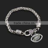 High End Custom Fans Bracelet 2016 Zinc Alloy Charm Bracelet Sports Fans Thick Chian Bracelet thumbnail-2