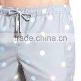 Customize Colorful Dots Pattern Swimwear 100% Polyester Swim Trunks 27" Leg Opening Men's Sportswear Running Shorts thumbnail-4