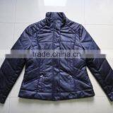 Women 100% Polyester Suede Padded Winter Jacket thumbnail-1