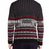 Men Black Sweater Polar Bear Pattern Christmas Sweater Wholesaler thumbnail-2
