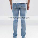 Cheap Wholesale Men Ripped Denim Pants Skinny Jeans thumbnail-2