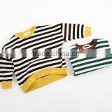 1-6 Years 2017 New Wholesale Autumn Cotton O-Neck Stripe Kids Boys Girls Coats (pick Size Color) thumbnail-3