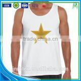 Custom Printing Cotton Spandex Sleeveless Sports A-shirt thumbnail-4