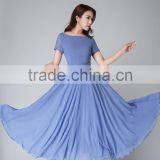 Summer Ladies Fashionable Slim Casual Dresses Hot Sale thumbnail-3