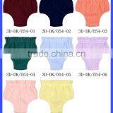 China Yiwu Cheap Bordeaux Plain Free Newborn Toddle Unisex Shorts Style Diaper Panties thumbnail-6