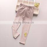 S15927A Wholesale Children Cotton Leggings Baby Girl Solid Colored Leggings thumbnail-5