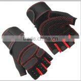 Half Finger Long-wrist-fitness-riding-motorbike-Motorcycle Gloves thumbnail-1