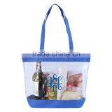 Clear Tote Bag - NFL Security Approved, Made of Clear Vinyl With 600 Denier Polyester Base and Handles and Comes With Your Logo. thumbnail-2