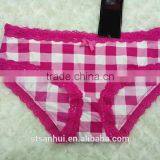 Women Wearing Sexy Panty Models With Stylish Plaids Sexy Lace Trim thumbnail-1