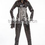 2015 Instyles Walson Lady Sexy Black Pvc Lingerie Catsuit Thick Lingerie Latex Rubber Pvc Costume 2 Way Zip thumbnail-5