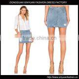 New Arrival Women Cheap Casual Denim MIni Skirts,Latest Skirts Designs Women Fashion Sexy Denim Mini Skirts For Ladies thumbnail-1