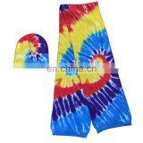 2015 Fashion Yarn Dyed Knitted Scarf and Knitted Beanie Hat Set