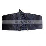 Boho Floral Embroidery PU Leather Women Corset Waist Belt Wholesale thumbnail-5