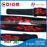 Wholesale OEM Digital Printing Acoustic Bass Real Leather Blank Guitar Strap thumbnail-3