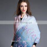 Wool Scarf Lavender Digital Printing thumbnail-5