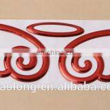 Wholesale Gold/silver Color Angel Wing Decoration Self-adhesive PVC Car Body Sticker,personality Sticker for Car