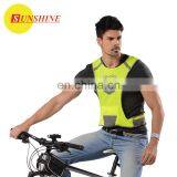 Adult reflex yellow pocket safety vest working clothes