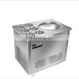 Good Feedback High Speed double round pan fry ice cream machine cold pan ice pan fry fried ice cream machine