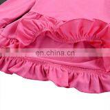 Wholesale Baby Girl Sets Fahion Design Pink Floral Ruffle Kids Girl Boutique Outfits thumbnail-5