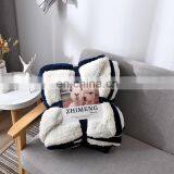 Lamb Velvet Double-layer Thick Blanket Warm Nap Solid Color Blanket thumbnail-4