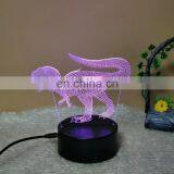 Pattern 7 Colorful Change Energy Saving USB Led Night Lamp Kids Room Decoration 3d Led Night Lamp thumbnail-2