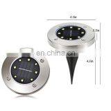8LED Solar Light Under Ground Buried Lamp Outdoor Path Way Garden Yard Lawn Lamp thumbnail-2