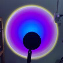 Newest Design Sunset Atmosphere Lamp Modern Led Floor Lamp Rainbow Sunset Project Night Light thumbnail-5