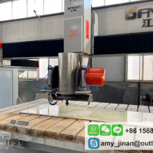 5 Axis Cnc Bridge Saw Polishing Milling Bridge Saw Cutter Machine GQ-3220D Granite Slab Bridge Saw Stone Machinery thumbnail-5