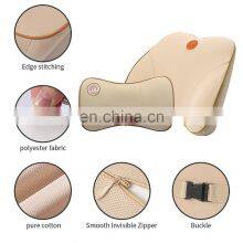 Car Pillows 3D Memory Foam Warm Car Neck Pillow Office Car Seat Cushion Universal Lumbar Back Seat Support Auto Car Accessories thumbnail-3