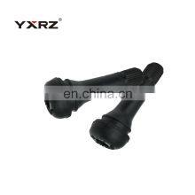 Wholesale Black Rubber Aluminium Alloy Brass Core Snap in Stem Schrader Tr414 Tubeless Tyre Valve thumbnail-2