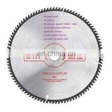 16 in 120 Teeth High Speed Steel Circular Saw Blade for Wood Cutting thumbnail-1