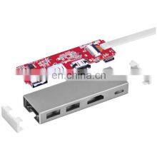 2019 Amazon 3.0 3.1 USB 4K Type c Hub For Macbook Adapter Type-c USB-C USB c HUB thumbnail-1