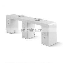 Hot Sale Modern Beauty Salon Nail Furniture French Style High Gross Manicure Table With Dust Collector thumbnail-2