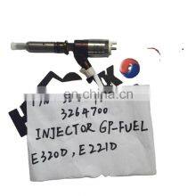 c6 Engine Injectors C6 C6.4 320d 3264700 326-4700 Diesel Fuel Engine Injector Diesel Nozzles Common Rail Injector thumbnail-1