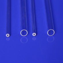 Transparent U Shape Quartz Test Tube Fused Glass Sampling Tube for BET Chemical Analysis thumbnail-2