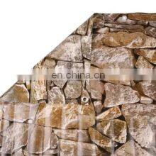 Wasserdichter Doppelbedruckter Steinmuster 40gsm 75cmx6m PVC Privatsphäre Zaun Balkonabdeckung thumbnail-5