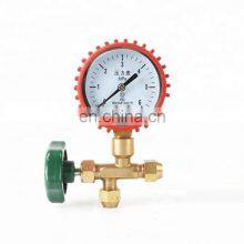 HVAC Refrigeration System Auto Air Conditioner AC Charging R134A R22 R12 R502 R410A R404 CT-488 Brass Single Manifold Gauge Set thumbnail-1