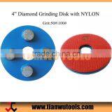 4" Diamond Grinding Disk With NYLON 50#\100#