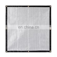 Hdpe Sun Reflective Aluminum Foil Shade Net HDPE Greenhouse Silver Foil cloth outdoor shades