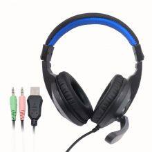 Cheapest Surround Stereo Headphone Computer Headphone Wired Noise Cancelling Headset HD812 thumbnail-1