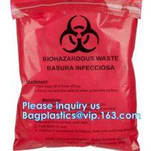 Plastic Biohazard Medical Waste Bag, Biohazard Bag, Medical Waste Bags, Clinical Waste Bags LDPE Medical Plastic K thumbnail-1