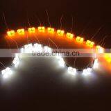 Hop-D007 S8 Universal Dual Color Flexible LED DRL,flexible Drl Led Strip